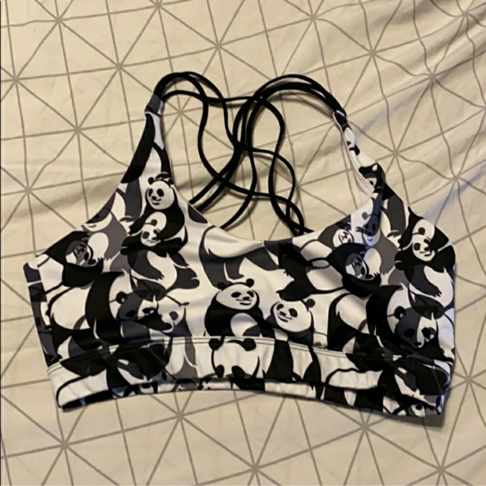 Feed Me Fight Me Sports Bra